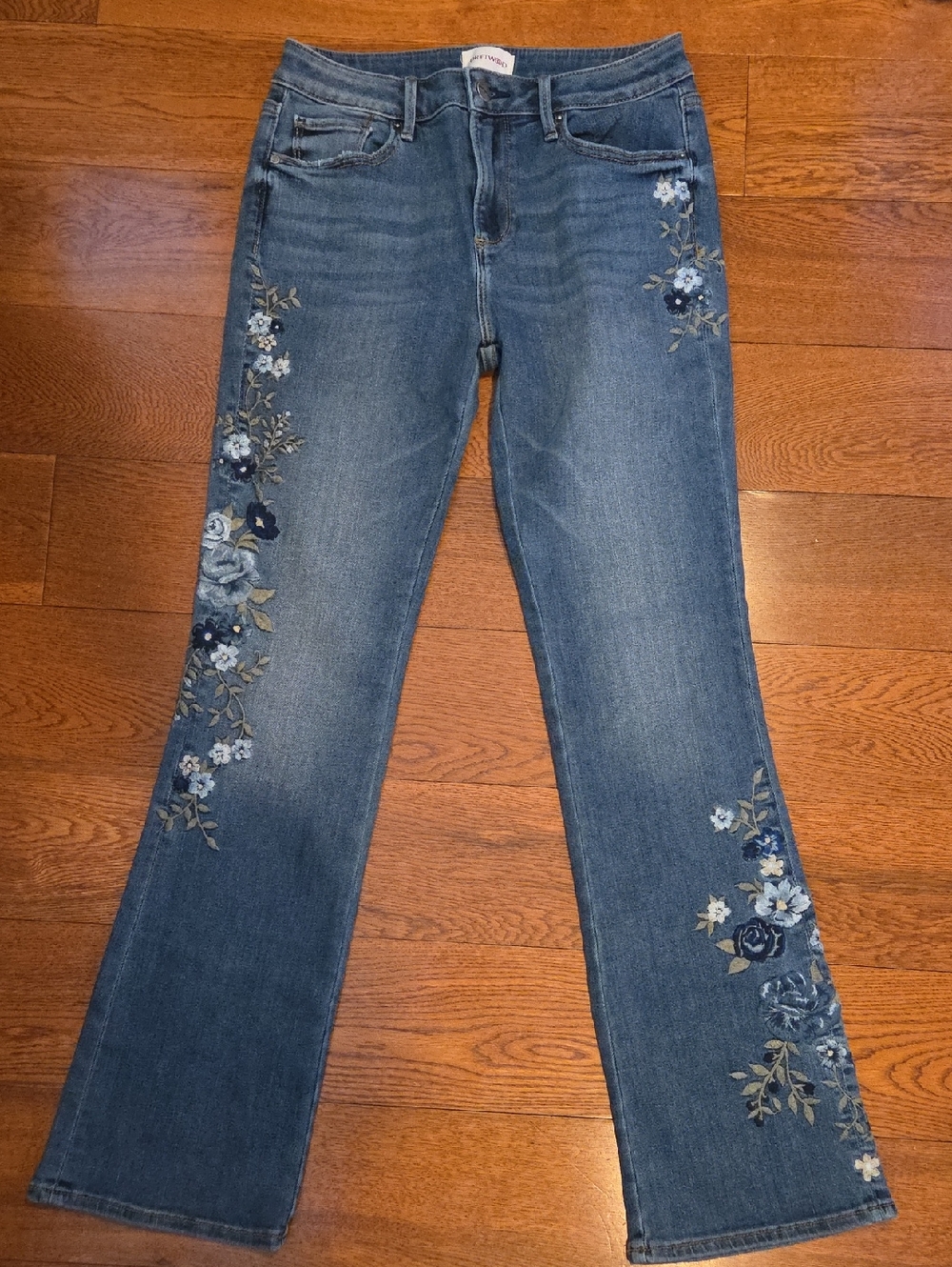 DRIFTWOOD Kelly Floral Embroidered Jeans 27